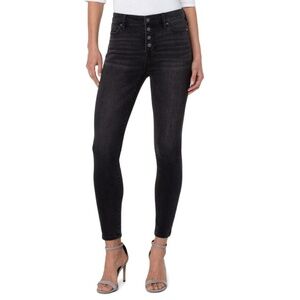 Liverpool Women's Black Hi-Rise Ankle Jeans